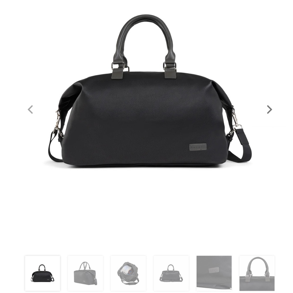 bugatti leather duffle bag